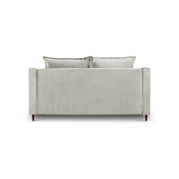 Диван от бежово кадифе Freesia, 150 cm - Mazzini Sofas-image-3