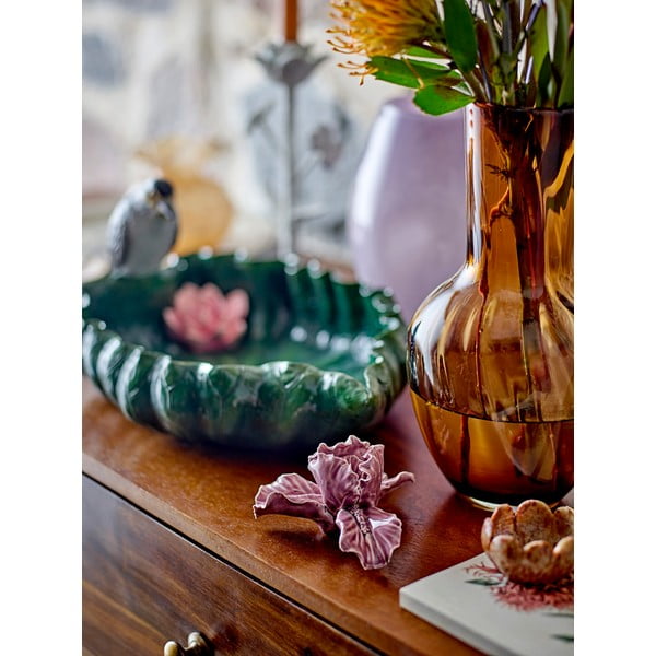 Ръчно изработена стъклена ваза в кафяв цвят (височина 27 см) Saiqa - Bloomingville-image-1