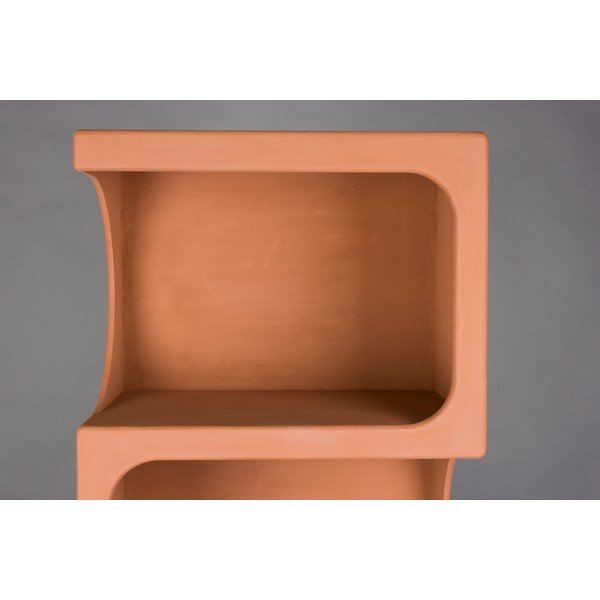 Теракотена библиотека 60x181x37 cm Dundee – Dutchbone-image-3