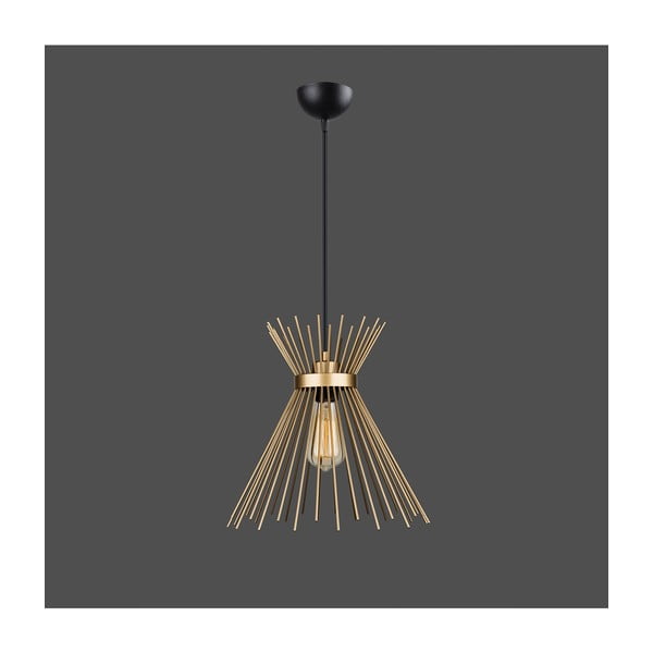 Метална висяща лампа в златист цвят Izmir - Squid Lighting-image-1