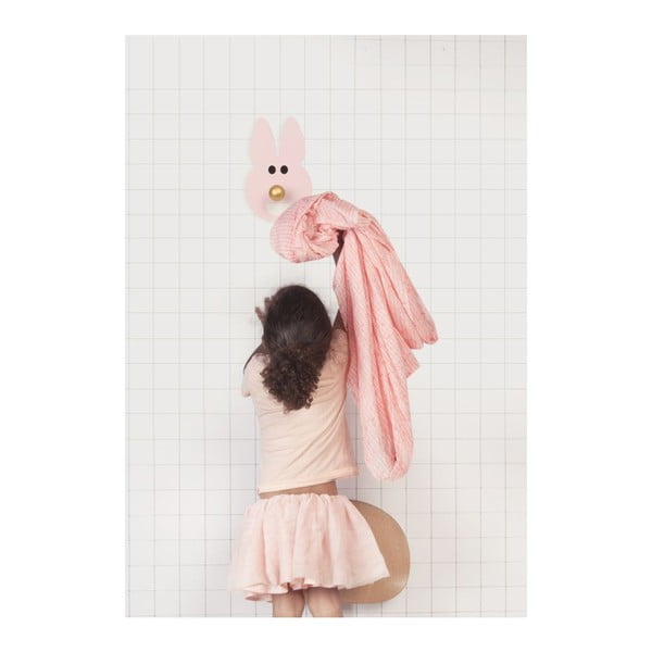 Věšák Happy Rabbit Pink-image-1