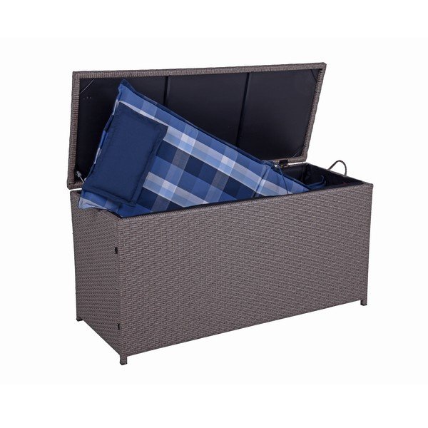 Кафява градинска кутия за съхранение Patras – Garden Pleasure-image-2