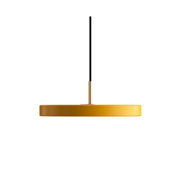 Жълта LED лампа с метален абажур ø 31 cm Asteria Mini - UMAGE-image-3