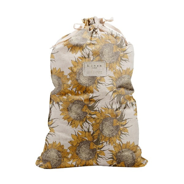 Ленена чанта за пране Чанта , височина 75 cm Sunflower - Really Nice Things
