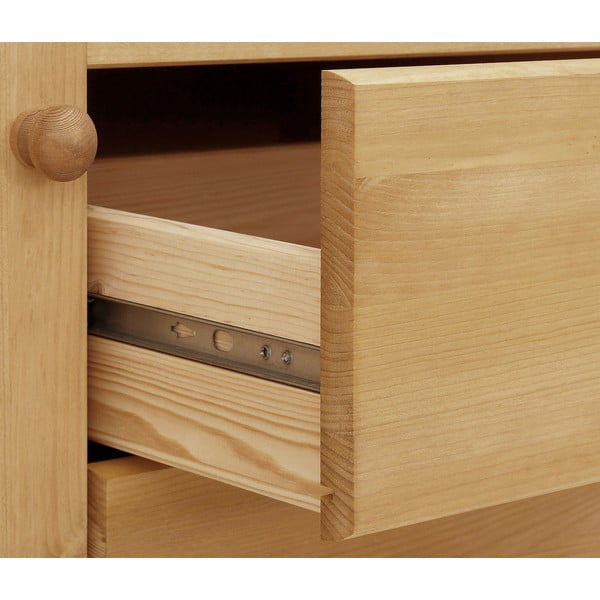 Нисък скрин от масивен бор естествен 116x76 cm Ella – Støraa-image-4