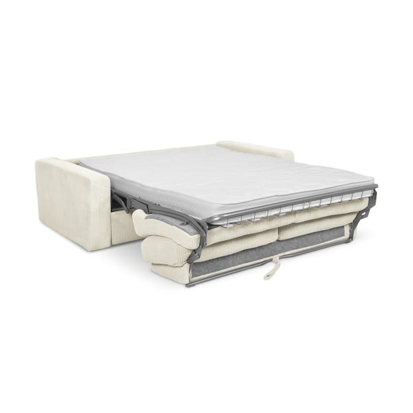 Бежов разтегателен диван от рипсено кадифе 195 cm Nona – Makamii-image-3