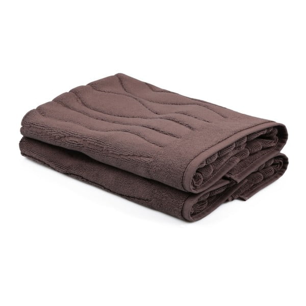 Sada 2 hnědých ručníků ze 100% bavlny Gartex, 50 x 75 cm
