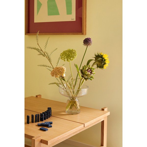 Стъклена ръчна изработка ваза (височина 19 cm) Aino – Hübsch-image-1