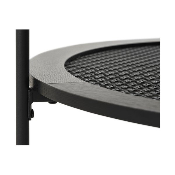 Черна кръгла масичка за кафе ø 80 cm Pensacola – Unique Furniture-image-3