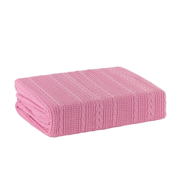Pletená deka Pinkie, 220x240 cm