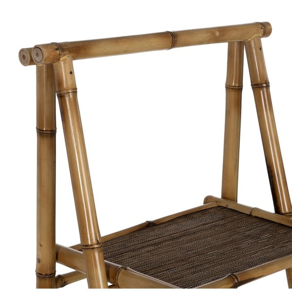 Бамбуков стелаж в естествен цвят 48x152x50 cm Manali – Ixia-image-2