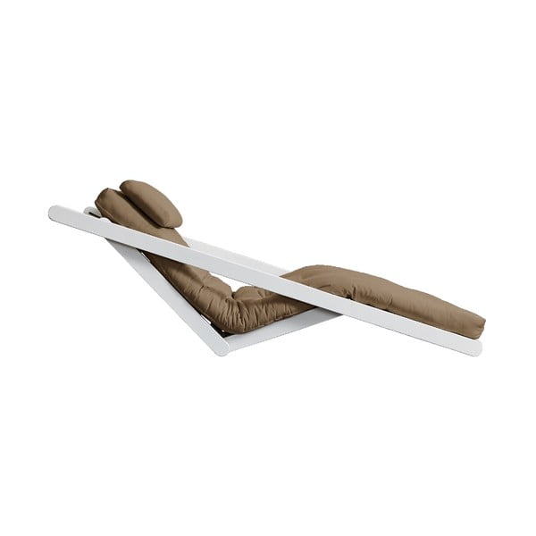 Променлив шезлонг Figo White/Mocca - Karup Design-image-2