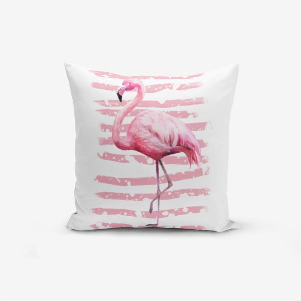 Калъфка за възглавница Linears Flamingo, 45 x 45 cm - Minimalist Cushion Covers