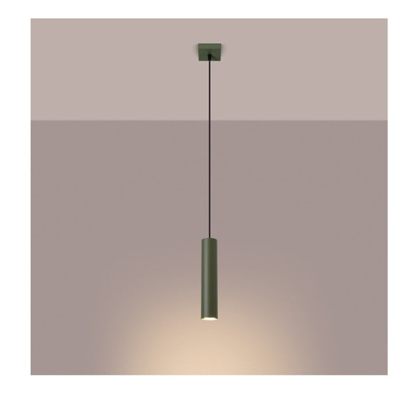 Зелено висящо осветително тяло Castro – Sollux-image-1