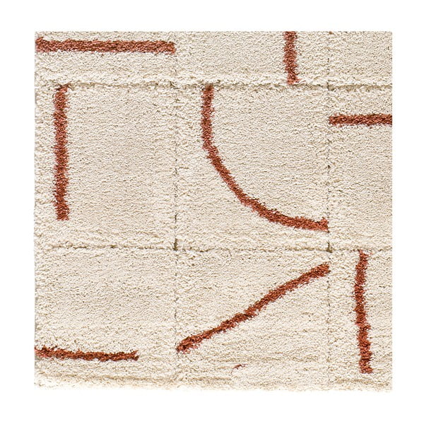 Килим в тухлен и кремав цвят 160x230 cm Brenda – Universal-image-3