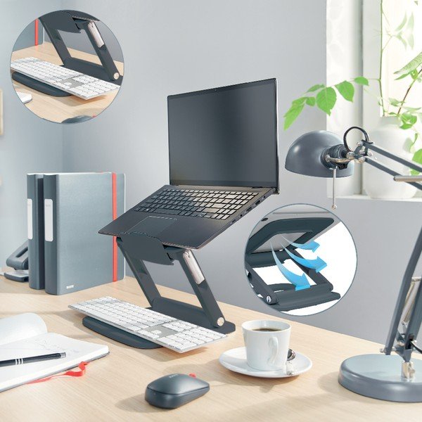 Регулируема стойка за лаптоп Ergo – Leitz-image-1