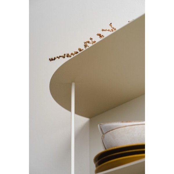 Черен на няколко нива метален стенен рафт 80 cm Lina – noo.ma-image-2