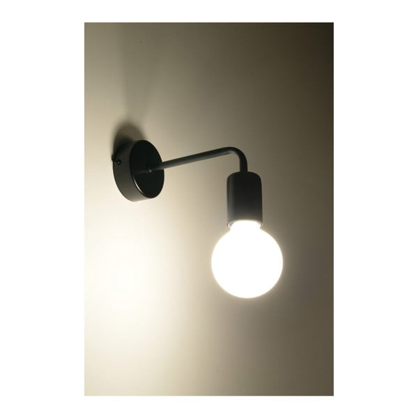 Черна стенна лампа Donato - Sollux-image-3