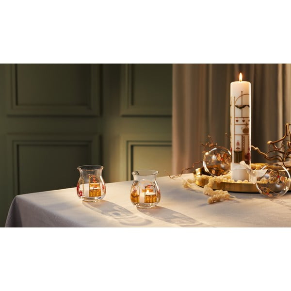 Стъклена ръчно издухана коледна топка ø 8 cm Annual Christmas Bauble – Holmegaard-image-1