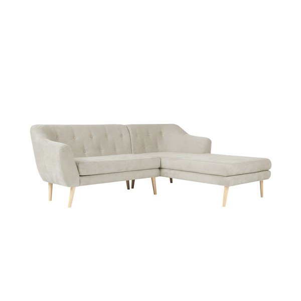 Béžová pohovka s lenoškou na pravé straně Mazzini Sofas Sicile-image-3