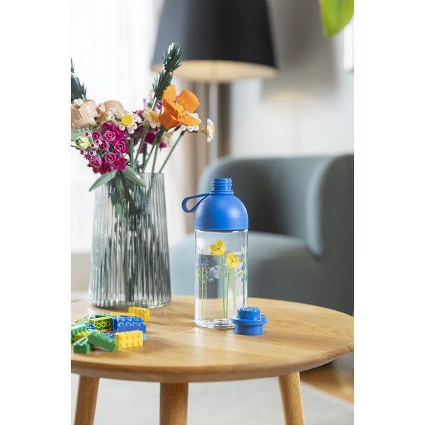Синя детска бутилка 500 ml Meadow Flowers – LEGO®-image-1