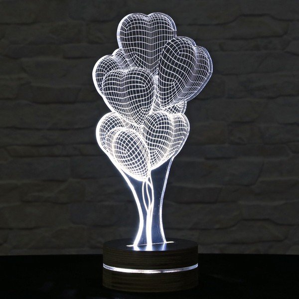 3D stolní lampa Heart Ballons-image-2
