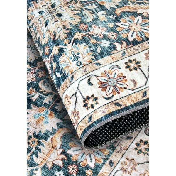 Син килим 160x230 cm Saveh Blue Cream – Elle Decoration-image-3