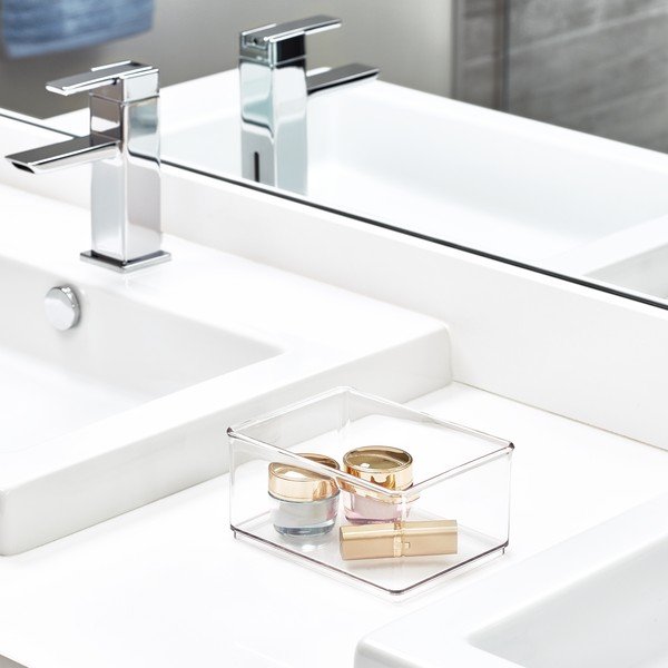 Прозрачна кутия за съхранение iDesign The Home Edit, 11,9 x 16 cm - iDesign/The Home Edit-image-1