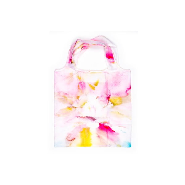 Бяло-розова чанта за пазаруване - Tri-Coastal Design