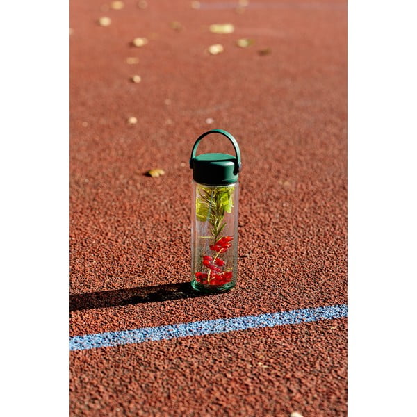 Черна стъклена бутилка  350 ml Fuori – Vialli Design-image-4