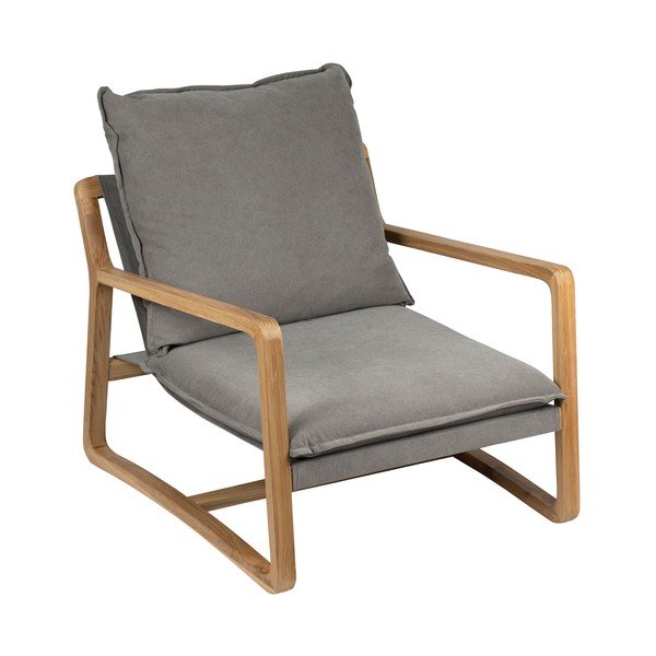 Сив дървен градински стол Azenon - Côté Table