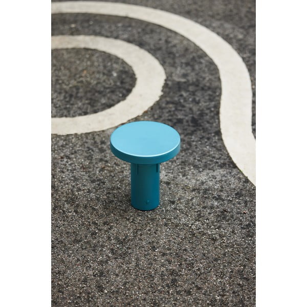 Синя LED затъмняваща се настолна лампа (височина 20 cm) BringMe – Hübsch-image-3