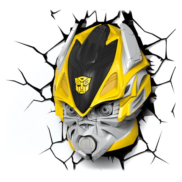 Nástěnné světlo s nálepkou Tnet Transformers Bumble Bee