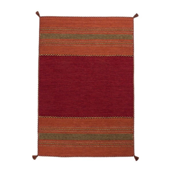 Červený koberec Kayoom Native Rot, 200 x 290 cm