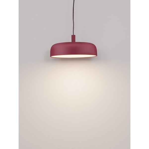 Бордо алуминиево LED затъмняващо се висящо осветително тяло ø 40 cm Noelia – Nova Luce-image-4