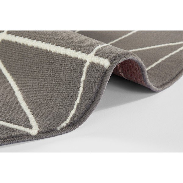 Сив килим , ø 140 cm Velvet - Ragami-image-2