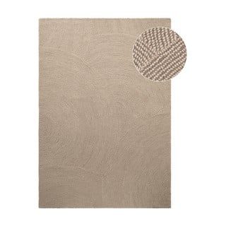 Бежов ръчно изработен вълнен килим 200x300 cm Eleni Light Beige – Hanse Home