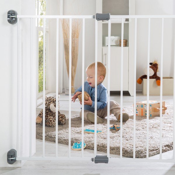 Бяла метална преграда за врата – Roba-image-1