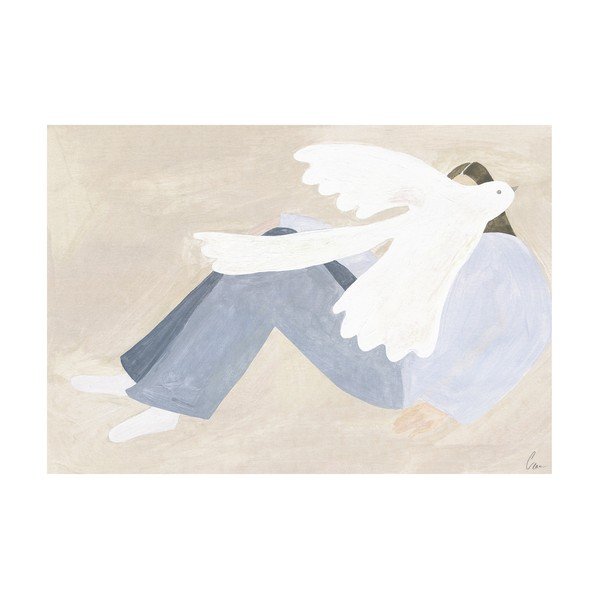 Постер 70x50 cm Bright Bird – Clara Schicketanz – The Poster Club