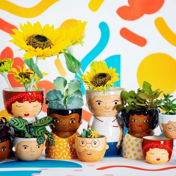 Бежова саксия за цветя Моят тип хора Ross Mini Ross - Sass & Belle-image-1