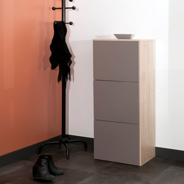 Šedohnědý botník s hnědým korpusem Symbiosis Bamboo-image-1