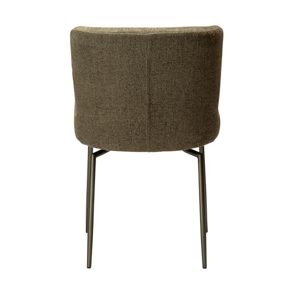 Тапициран трапезен стол в цвят каки Glam – DAN-FORM Denmark-image-4