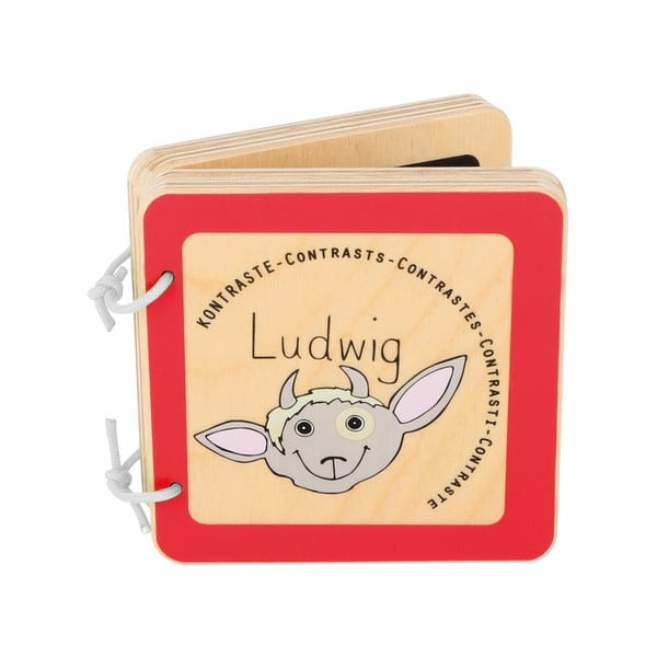 Детска дървена книжка "Лудвиг, козелът Били - Legler