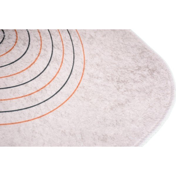 Кремав миещ се килим 80x120 cm Oval - Vitaus-image-2