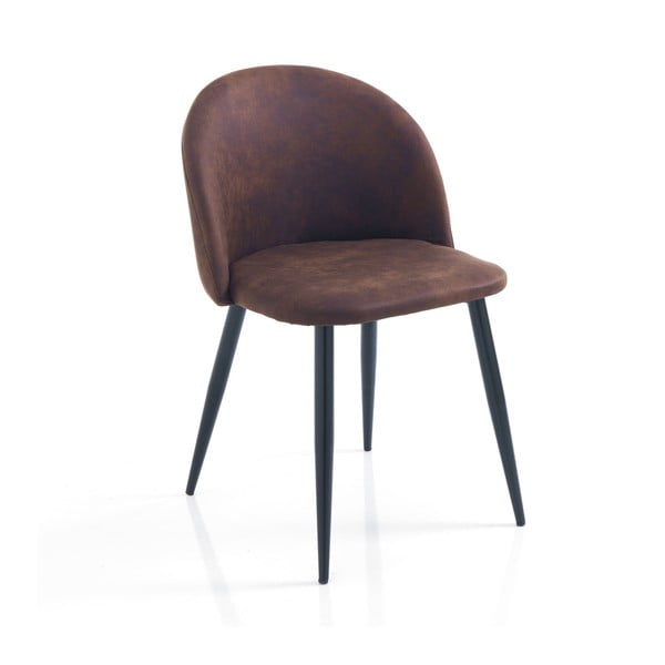 Комплект от 4 кафяви трапезни стола New Kelly - Tomasucci