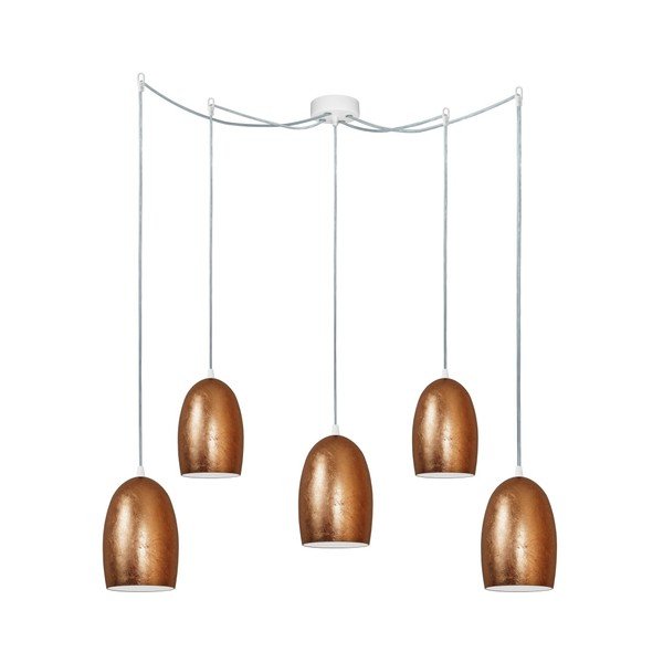 Pět světel UME Elementary, copper/transparent/white