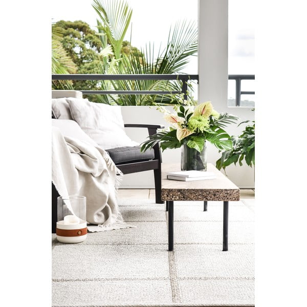 Кремава пътека за открито и закрито 70x225 cm Ada Fossil – Pappelina-image-1