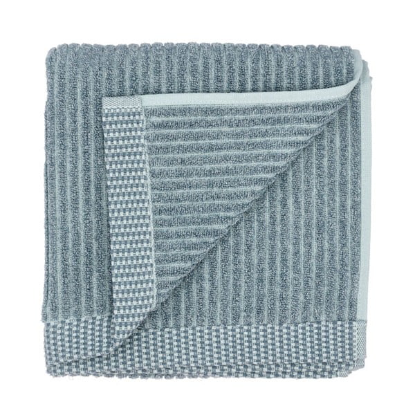 Синя кърпа от органичен памук 70x140 cm Melange - Södahl