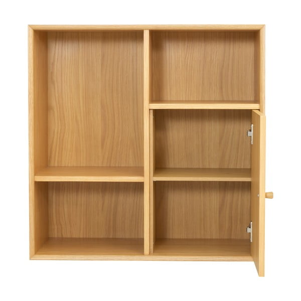 Модулна система от рафтове в дъбов декор в естествен цвят 70x70 cm Z - Tenzo-image-4