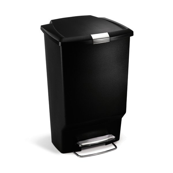 Šedý pedálový koš na odpadky simplehuman Liana, 45 l 